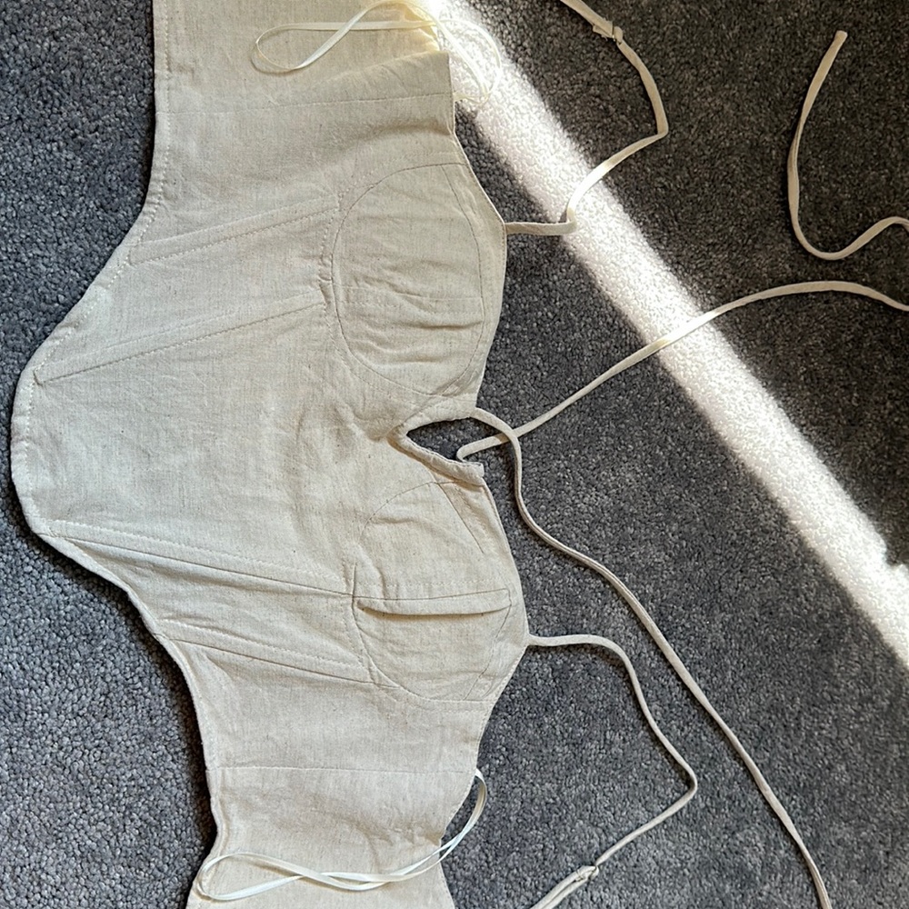 Linen Corset Top